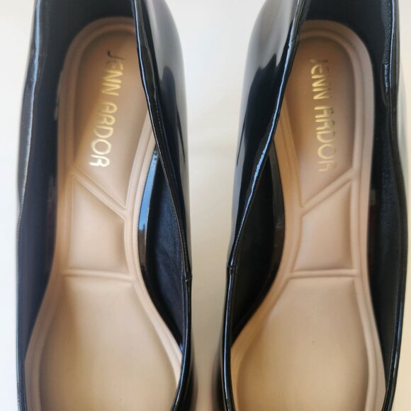 Jenn Ardor Comfortable Stiletto Pumps Black Patent High Heels Office Siren Sexy - Picture 6 of 12